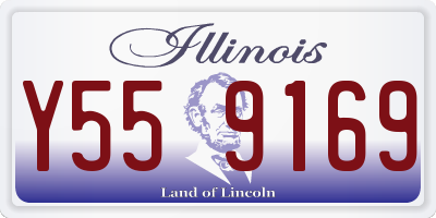 IL license plate Y559169