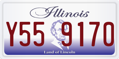 IL license plate Y559170