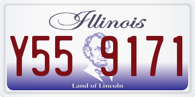 IL license plate Y559171