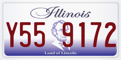 IL license plate Y559172