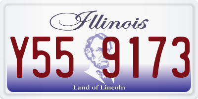 IL license plate Y559173