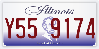 IL license plate Y559174