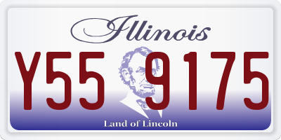 IL license plate Y559175