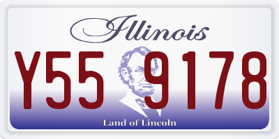 IL license plate Y559178