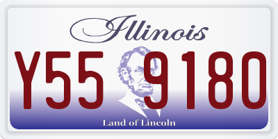 IL license plate Y559180