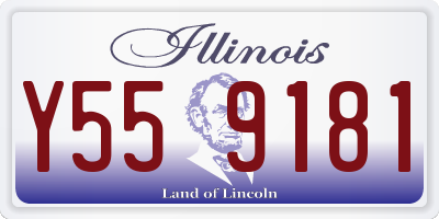 IL license plate Y559181