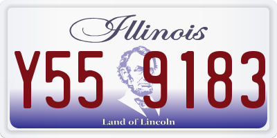 IL license plate Y559183
