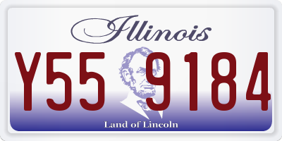 IL license plate Y559184
