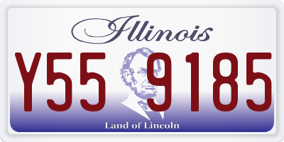 IL license plate Y559185