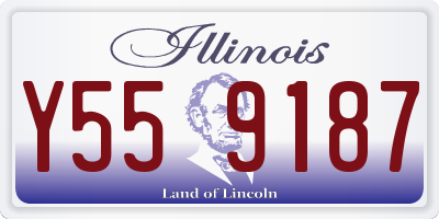 IL license plate Y559187