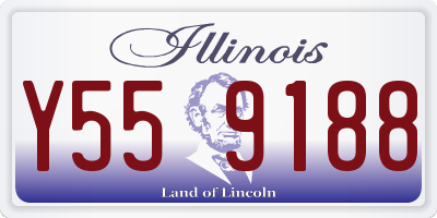 IL license plate Y559188