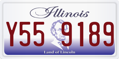 IL license plate Y559189