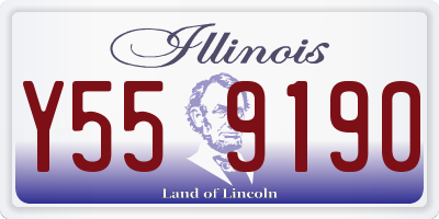 IL license plate Y559190