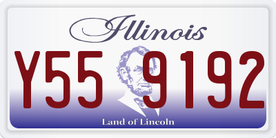 IL license plate Y559192