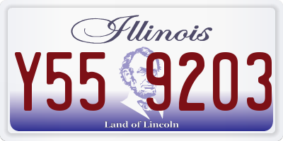 IL license plate Y559203