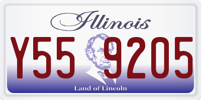 IL license plate Y559205