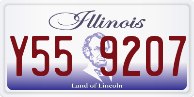 IL license plate Y559207