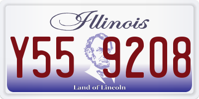 IL license plate Y559208