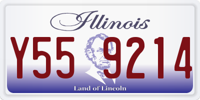 IL license plate Y559214