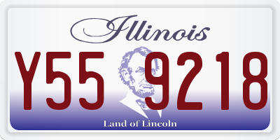 IL license plate Y559218