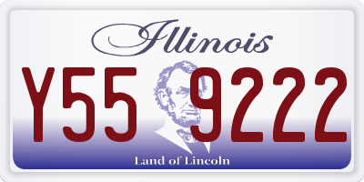 IL license plate Y559222