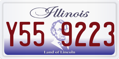 IL license plate Y559223