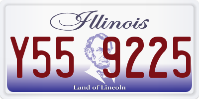 IL license plate Y559225