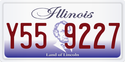IL license plate Y559227