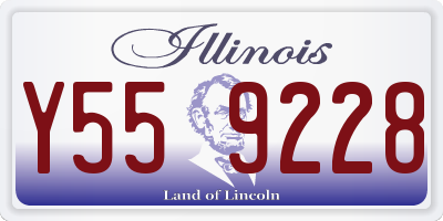 IL license plate Y559228