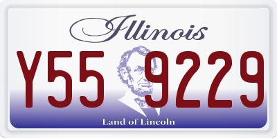 IL license plate Y559229