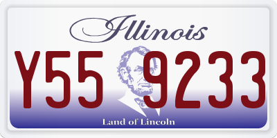 IL license plate Y559233