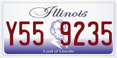 IL license plate Y559235