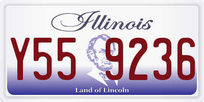 IL license plate Y559236
