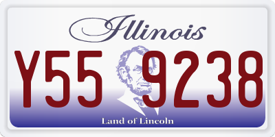 IL license plate Y559238