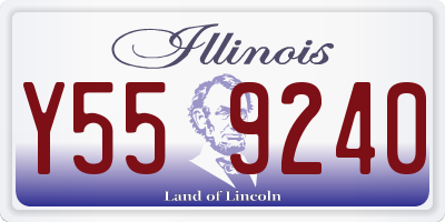 IL license plate Y559240