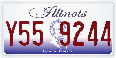 IL license plate Y559244