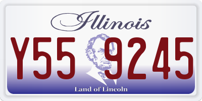 IL license plate Y559245