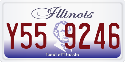 IL license plate Y559246