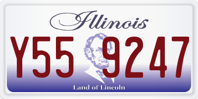 IL license plate Y559247