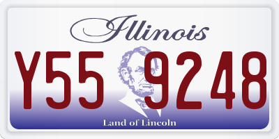 IL license plate Y559248
