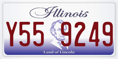 IL license plate Y559249