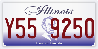 IL license plate Y559250
