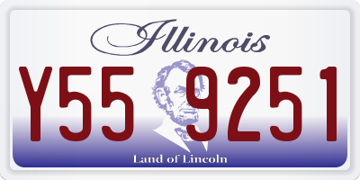 IL license plate Y559251