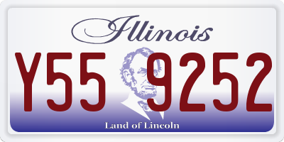 IL license plate Y559252