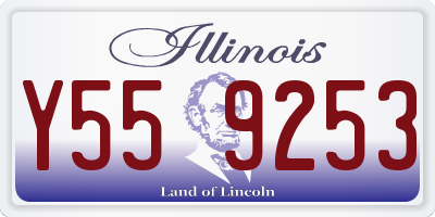 IL license plate Y559253
