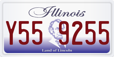 IL license plate Y559255
