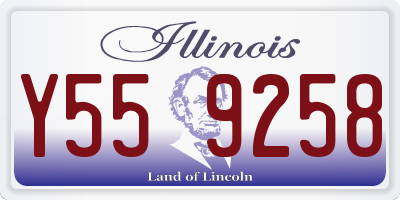 IL license plate Y559258