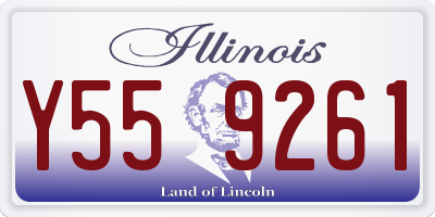 IL license plate Y559261