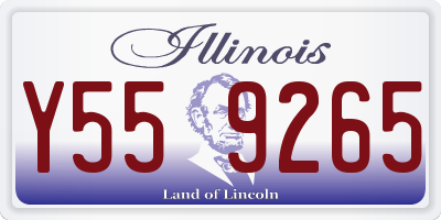 IL license plate Y559265
