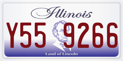 IL license plate Y559266